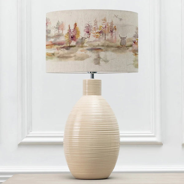 Voyage Maison Caledonian Forest D40cm Eva & Epona Complete Table Lamp Cream/Linen
