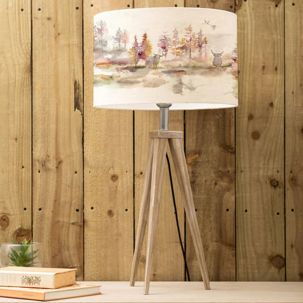 Voyage Maison Caledonian Forest Eva & Aratus Complete Table Lamp Grey/Linen