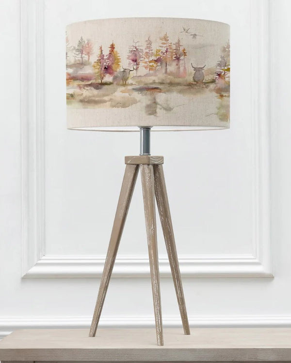 Voyage Maison Caledonian Forest Eva & Aratus Complete Table Lamp Grey/Linen