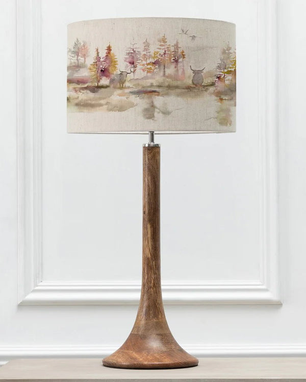 Voyage Maison Caledonian Forest Eva & Kinross 53cm Complete Table Lamp in Mango/Linen