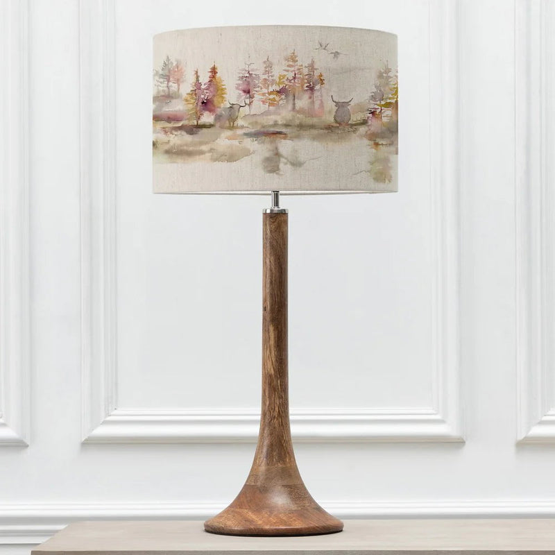 Voyage Maison Caledonian Forest Eva & Kinross 53cm Complete Table Lamp in Mango/Linen