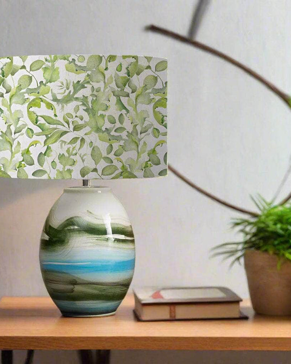 Voyage Maison Claudia Eva Printed Lamp Shade & Juruena Lamp Base Bundle