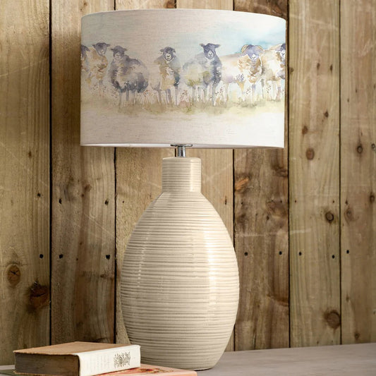 Voyage Maison (Riva Home) Voyage Maison Lamp Bundle Voyage Maison Come By D40cm Eva & Epona Complete Table Lamp Cream/Linen