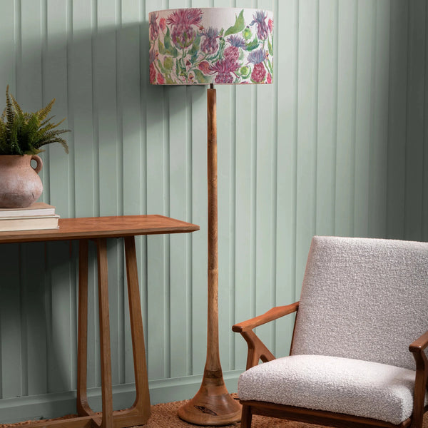 Voyage Maison Fairytale Bristles Eva & Kinross 136cm Complete Floor Lamp Mango/Damson