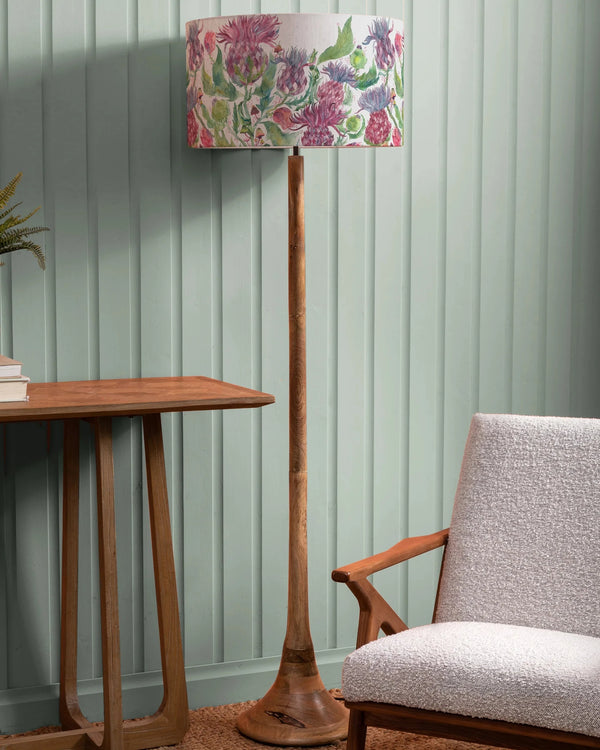 Voyage Maison Fairytale Bristles Eva & Kinross 136cm Complete Floor Lamp Mango/Damson