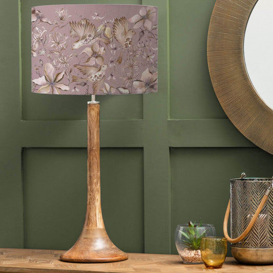 Voyage Maison (Riva Home) Voyage Maison Lamp Bundle Voyage Maison Floella Viola Eva D52cm & Kinross 53cm Complete Table Lamp in Mango/Viola