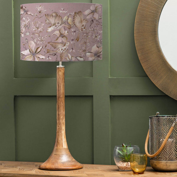 Voyage Maison Floella Viola Eva D52cm & Kinross 53cm Complete Table Lamp in Mango/Viola