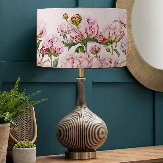 Voyage Maison (Riva Home) Voyage Maison Lamp Bundle Voyage Maison Heligan Marie Burke Eva Shade & Ursula Ceramic Table Lamp – Stone/Linen