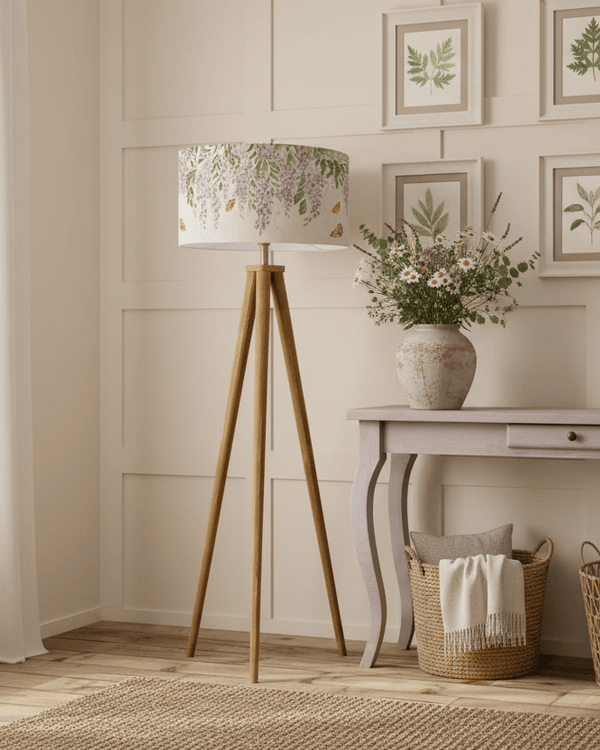 VOYAGE MAISON MARIPOSA EVA & ARATUS COMPLETE FLOOR LAMP — CREAM  by Voyage Maison