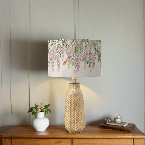 Voyage Maison Mariposa EVA & Serena Complete Table Lamp Gold/Whitewash/Cream