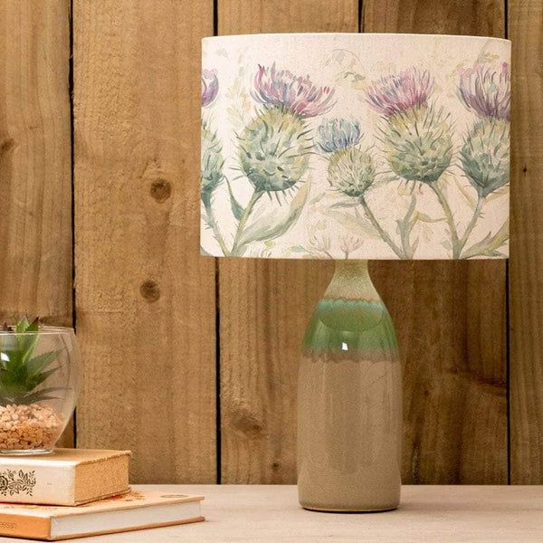 Voyage Maison Thistle Glen Eva & Narvi Complete Table Lamp in Jade/Linen