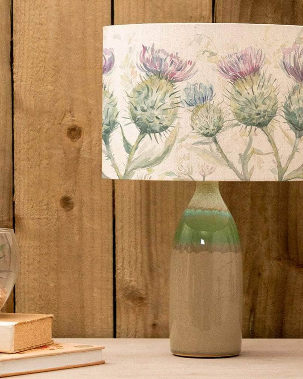 Voyage Maison Thistle Glen Eva & Narvi Complete Table Lamp in Jade/Linen