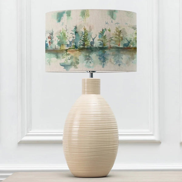 Voyage Maison Wilderness D40cm Eva & Epona Complete Table Lamp Cream/Topaz