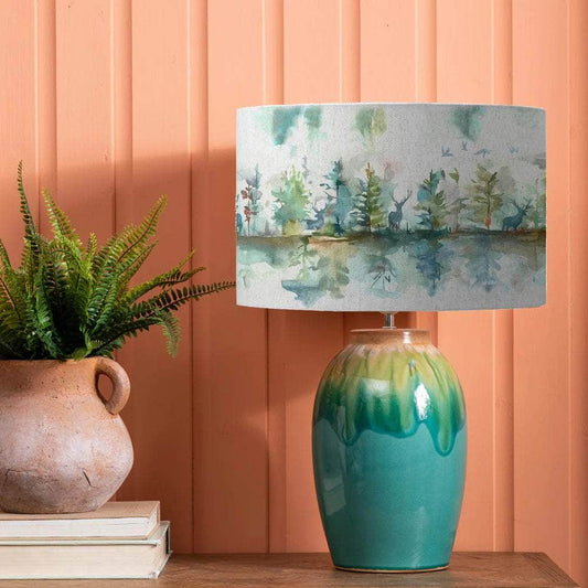Voyage Maison (Riva Home) Voyage Maison Lamp Bundle Voyage Maison Wilderness Eva & Eucalypt Complete Table Lamp Aqua/Topaz