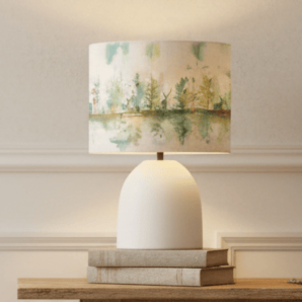 WILDERNESS & LARISSA - COMPLETE TABLE LAMP ECRU | TOPAZ by Voyage Maison