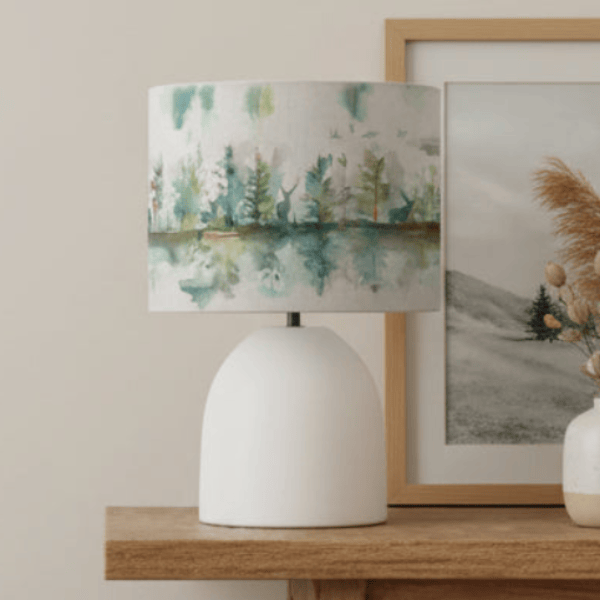 WILDERNESS & LARISSA - COMPLETE TABLE LAMP ECRU | TOPAZ by Voyage Maison