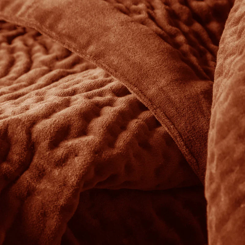 HAZE VELVET QUILTED THROW by ADDITIONS (Voyage Maison)