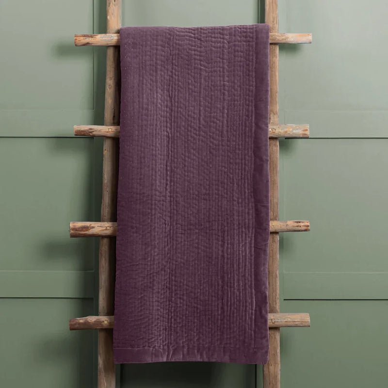 HAZE VELVET QUILTED THROW | ADDITIONS (Voyage Maison)