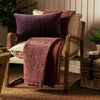 Voyage Maison (Riva Home) Voyage Maison Throw Voyage Maison Haze Velvet Quilted Throw Persimmon -140x220cm