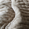 Voyage Maison (Riva Home) Voyage Maison Throw Voyage Maison Haze Velvet Quilted Throw Quartz -140x220cm