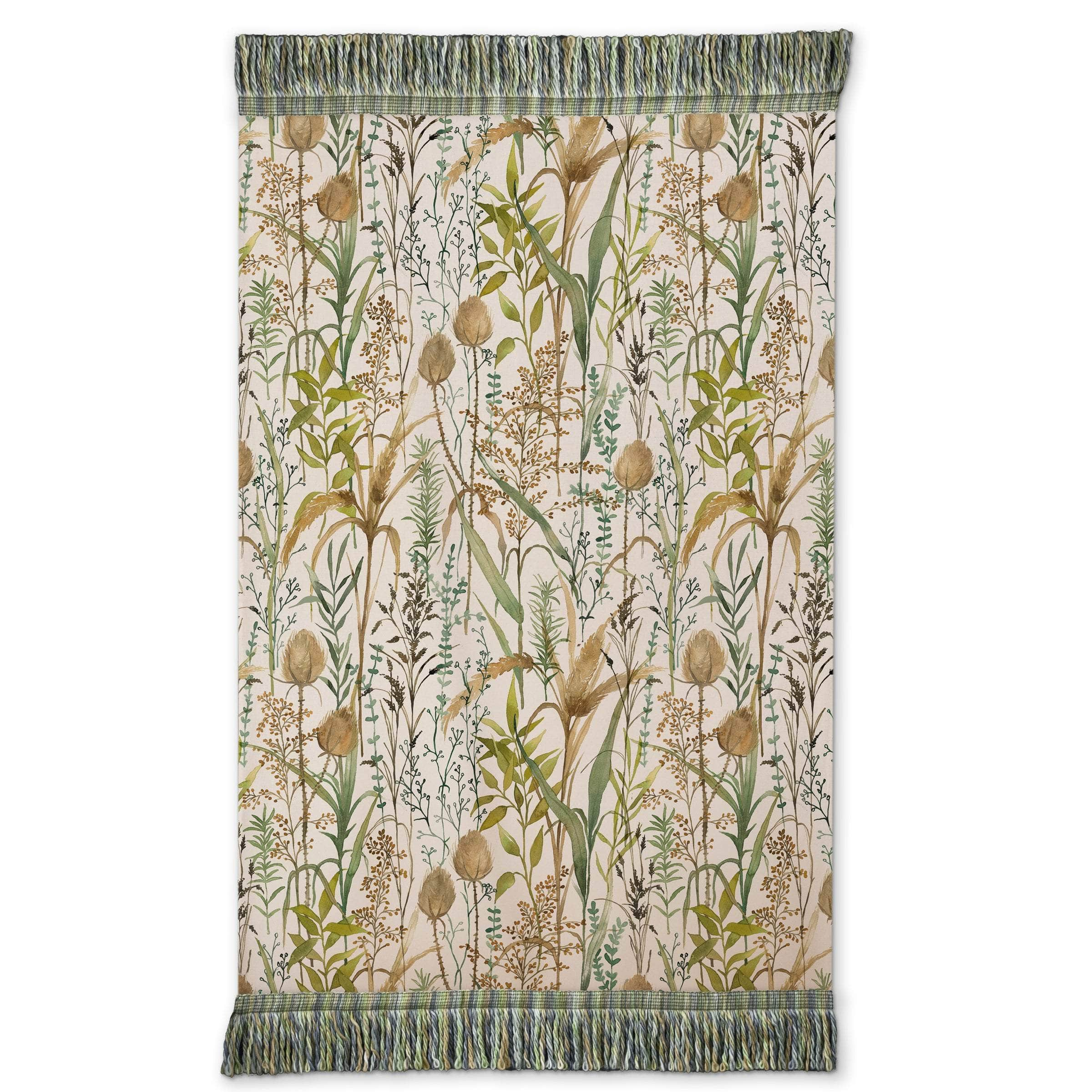 Voyage Maison (Riva Home) Voyage Maison Throw Voyage Maison Lydiard Printed Fringe Throw Linen