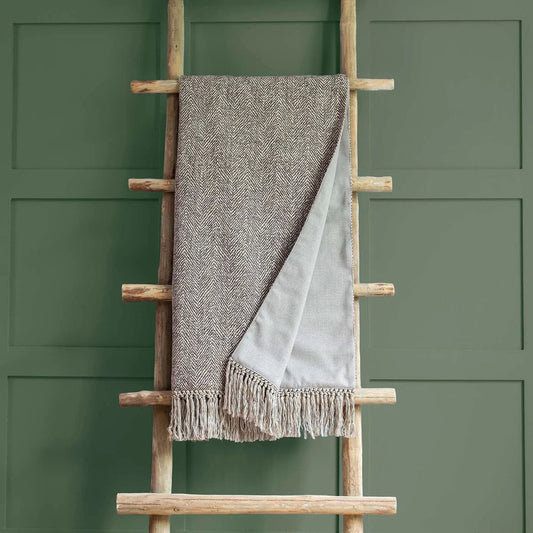 Voyage Maison (Riva Home) Voyage Maison Throw Voyage Maison Oryx Slate Lined Throw