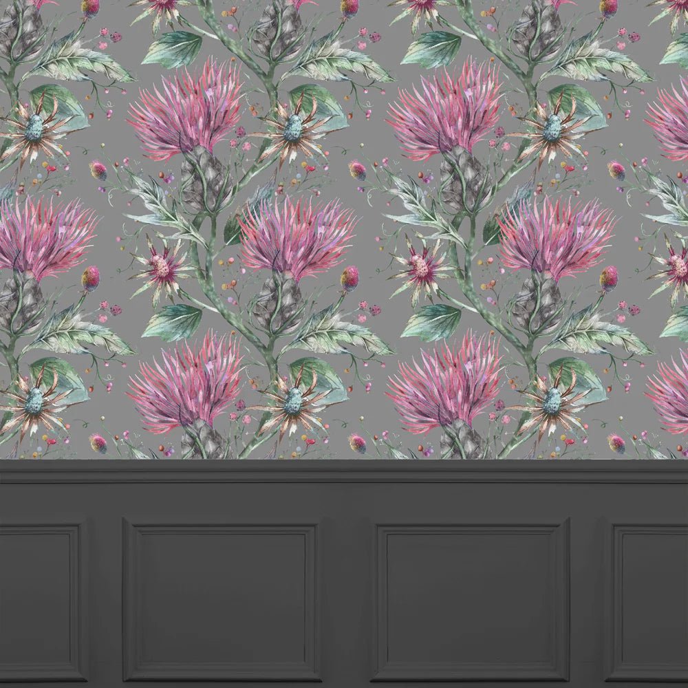 Voyage Maison (Riva Home) Voyage Maison Wallpaper Animals Elysium 1.4m Wide Width Wallpaper (By The Metre) in Onyx