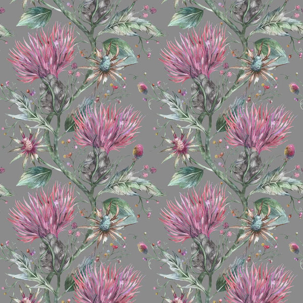 ELYSIUM 1.4M WIDE-WIDTH WALLPAPER ONYX  by Voyage Maison