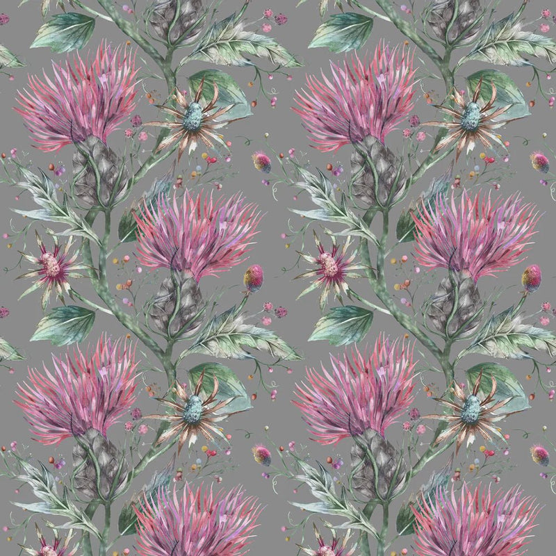 ELYSIUM 1.4M WIDE-WIDTH WALLPAPER ONYX  by Voyage Maison