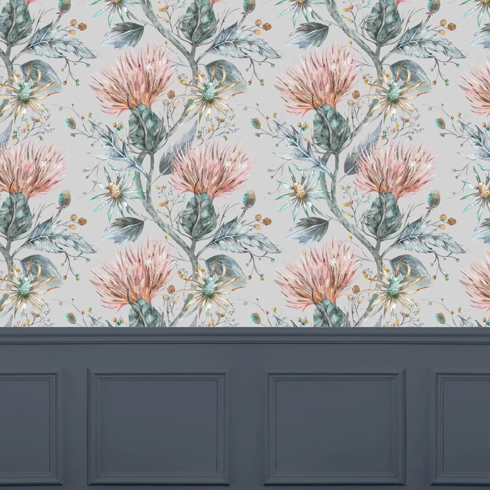 Voyage Maison (Riva Home) Voyage Maison Wallpaper Animals Elysium 1.4m Wide Width Wallpaper (By The Metre) in Sapphire