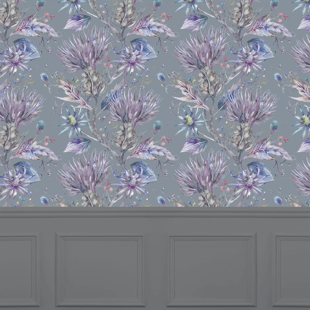 Voyage Maison (Riva Home) Voyage Maison Wallpaper Animals Elysium 1.4m Wide Width Wallpaper (By The Metre) in Storm