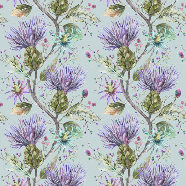 ELYSIUM 1.4M WIDE-WIDTH WALLPAPER VIOLET  by Voyage Maison