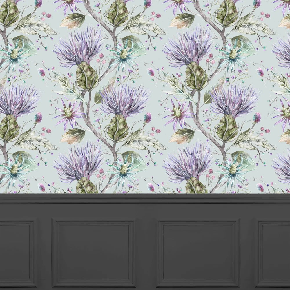 Voyage Maison (Riva Home) Voyage Maison Wallpaper Animals Elysium 1.4m Wide Width Wallpaper (By The Metre) in Violet