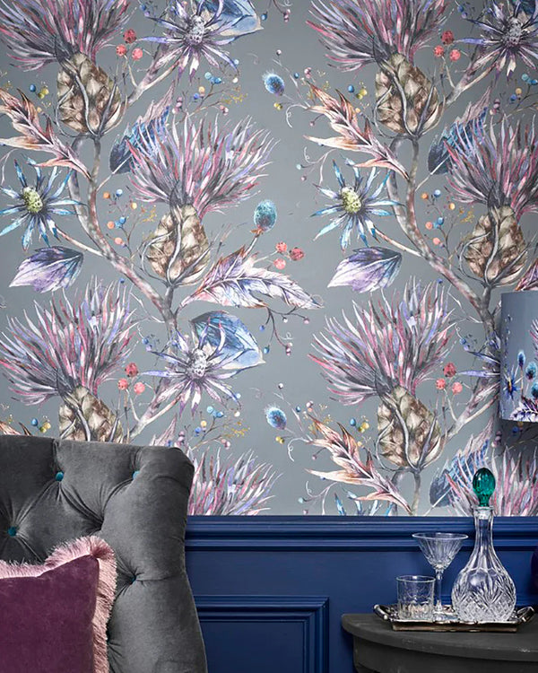 ELYSIUM 1.4M WIDE-WIDTH WALLPAPER STORM  by Voyage Maison
