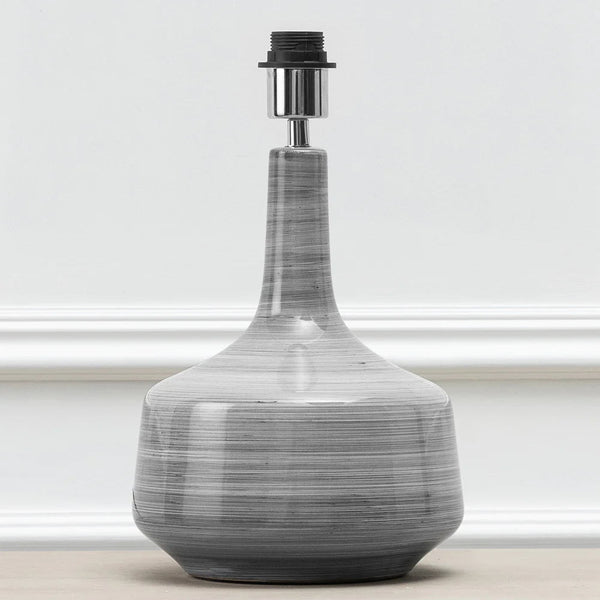Eris Ceramic Lamp base (Cobalt or Slate)
