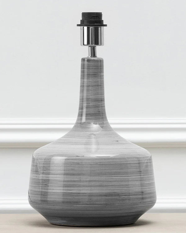 Eris Ceramic Lamp base (Cobalt or Slate)