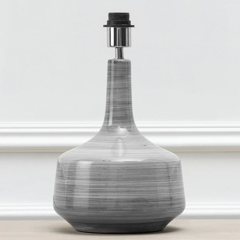 Eris Ceramic Lamp base (Cobalt or Slate)