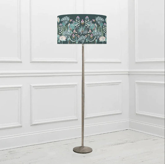 Voyage Maison Solensis Floor Lamp with Osawi Emerald Eva Shade Bundle