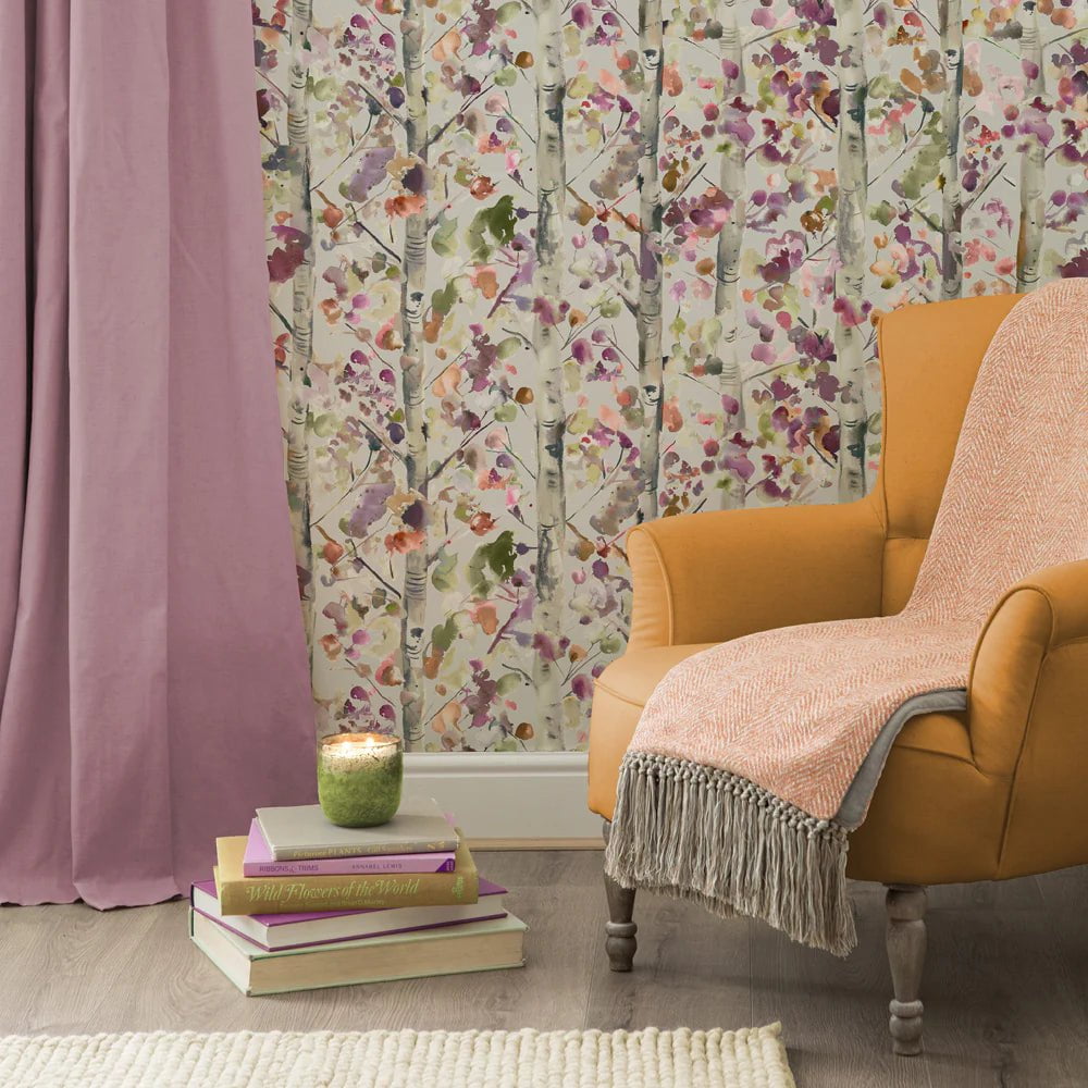 Voyage Maison Voyage Maison Wallpaper ABSTRACT Jumanah 1.4m Wide Width Wallpaper (By The Metre) in Grenadine