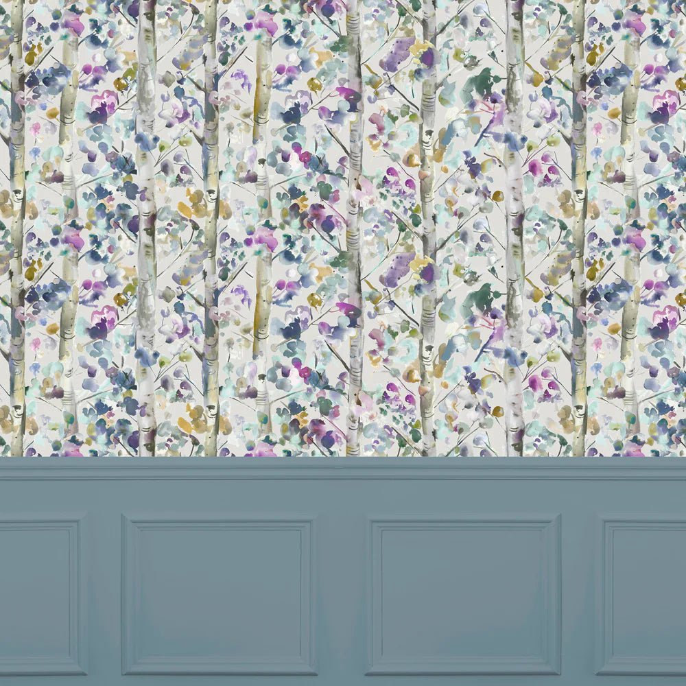 Voyage Maison Voyage Maison Wallpaper ABSTRACT Jumanah 1.4m Wide Width Wallpaper (By The Metre) in Indigo