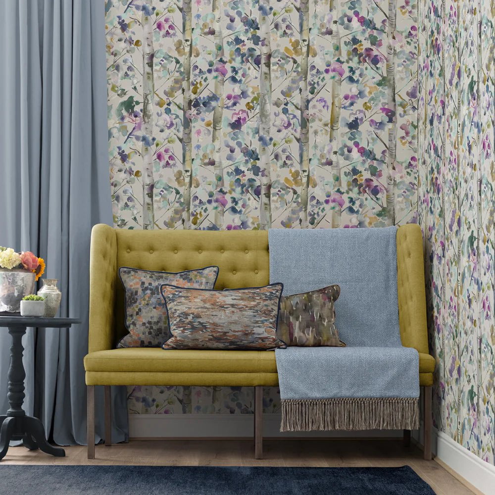 Voyage Maison Voyage Maison Wallpaper ABSTRACT Jumanah 1.4m Wide Width Wallpaper (By The Metre) in Indigo