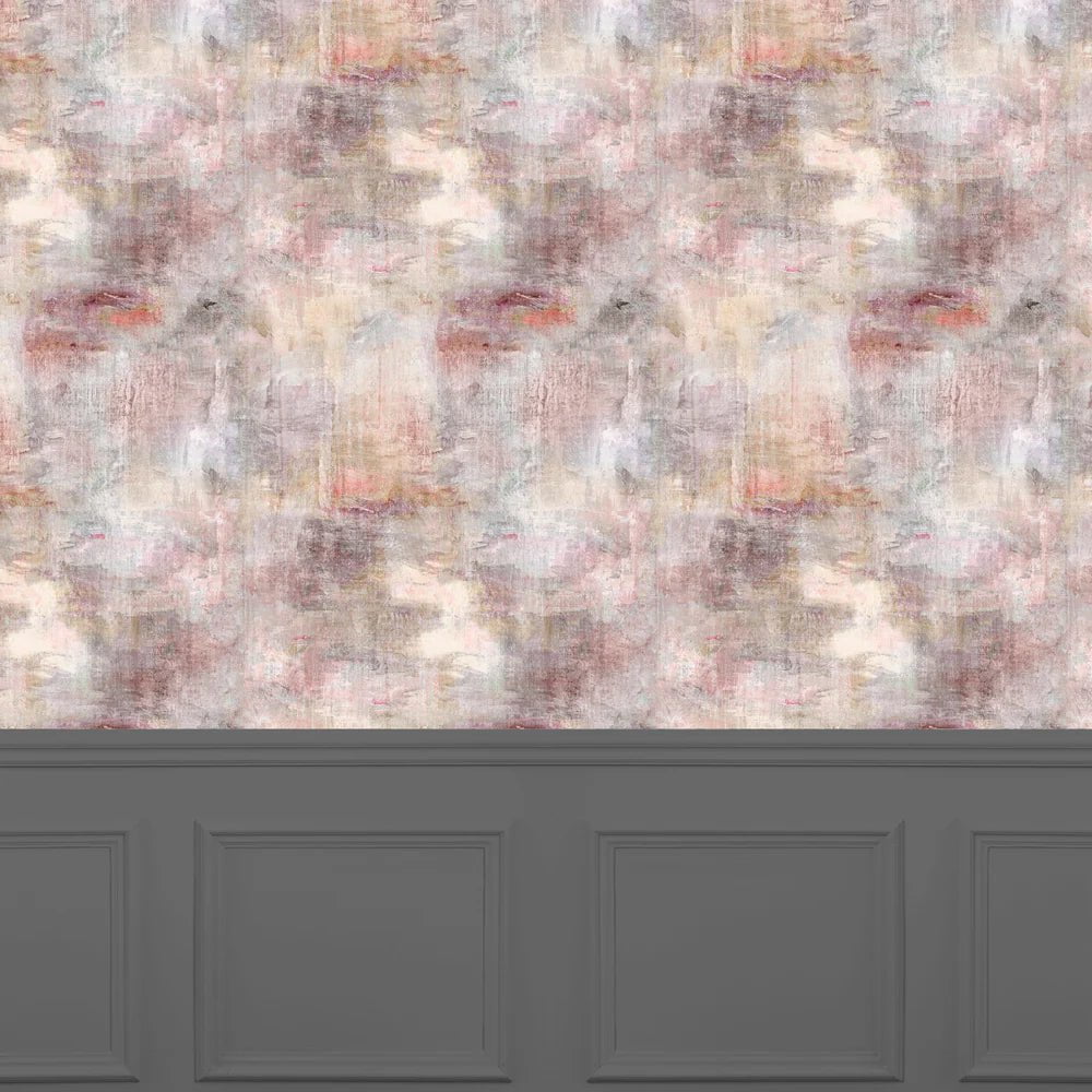 Voyage Maison Voyage Maison Wallpaper ABSTRACT Monet 1.4m Wide Width Wallpaper (By The Metre) in Amber