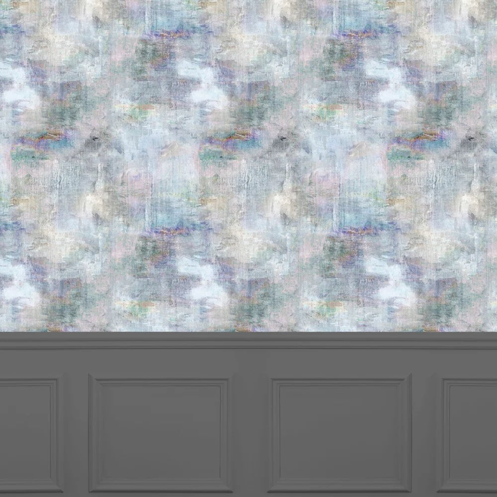 Voyage Maison Voyage Maison Wallpaper ABSTRACT MONET 1.4M WIDE WIDTH WALLPAPER (BY THE METRE) in IRIDESENCE