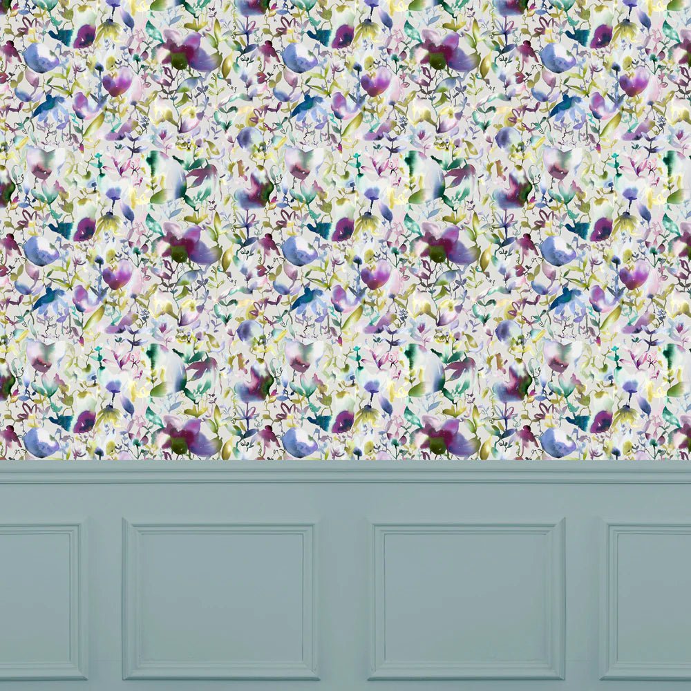 Voyage Maison Voyage Maison Wallpaper ABSTRACT Nelia 1.4m Wide Width Wallpaper (By The Metre) in Indigo