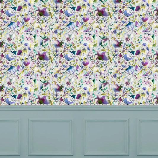 Voyage Maison Voyage Maison Wallpaper ABSTRACT Nelia 1.4m Wide Width Wallpaper (By The Metre) in Indigo