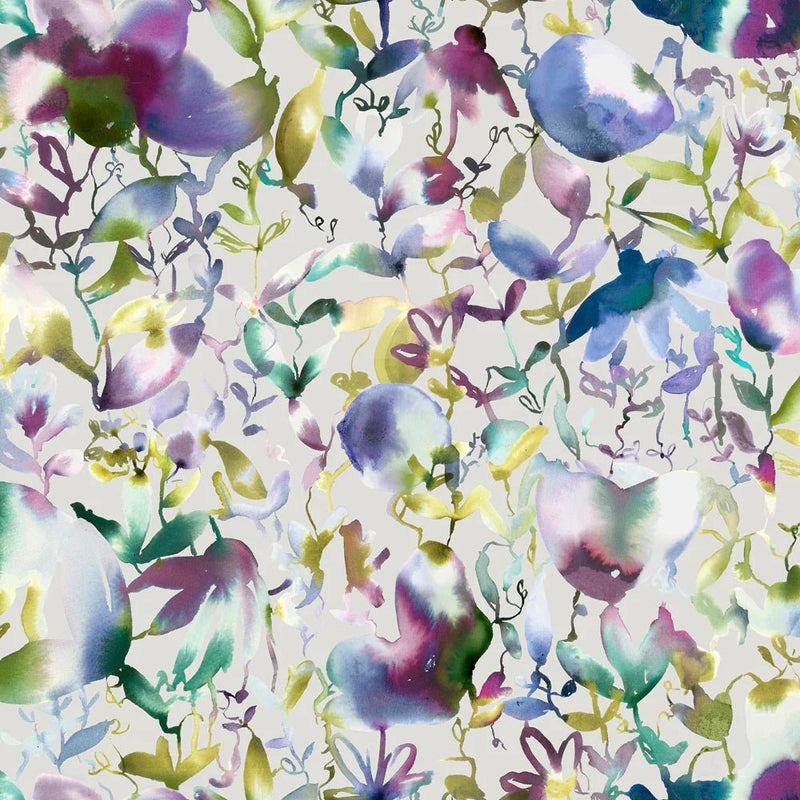 NELIA 1.4M WIDE-WIDTH WALLPAPER INDIGO by Voyage Maison