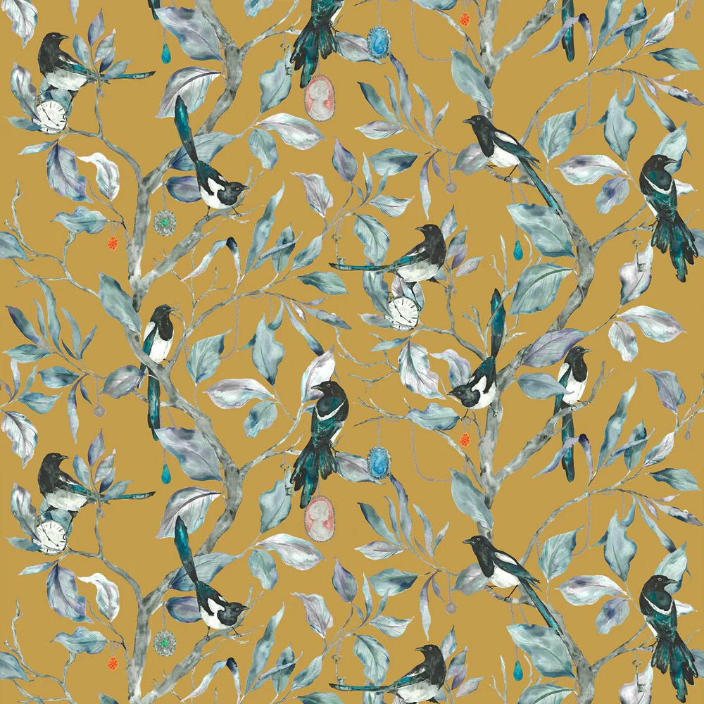 Voyage Maison Voyage Maison Wallpaper Animals Collector 1.4m Wide Width Wallpaper (By The Metre) in Gold