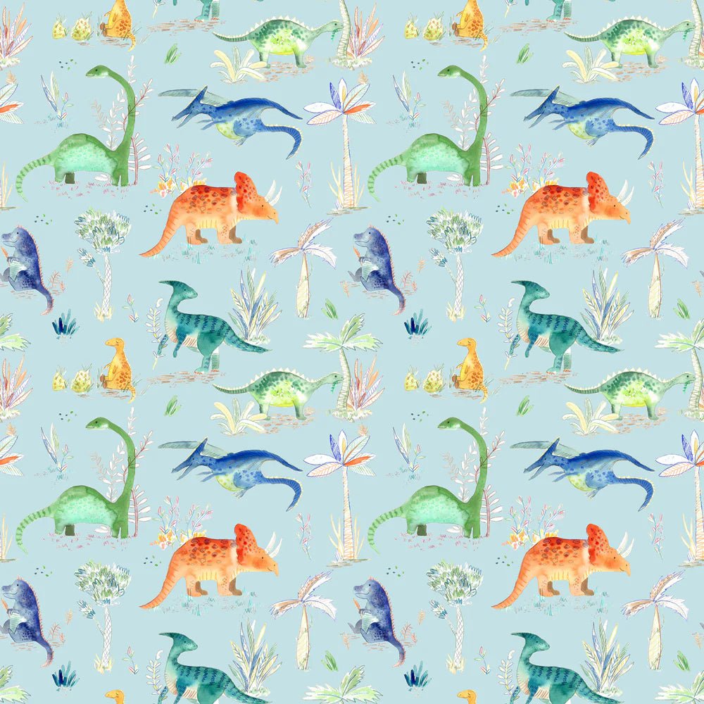 Voyage Maison Voyage Maison Wallpaper Animals DINOS 1.4M WIDE WIDTH WALLPAPER (BY THE METRE) in SKY