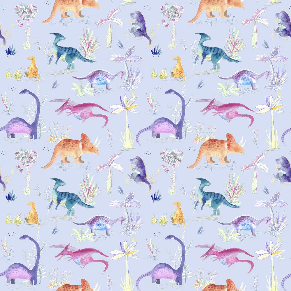 Voyage Maison Voyage Maison Wallpaper Animals DINOS 1.4M WIDE WIDTH WALLPAPER (BY THE METRE) in VIOLET