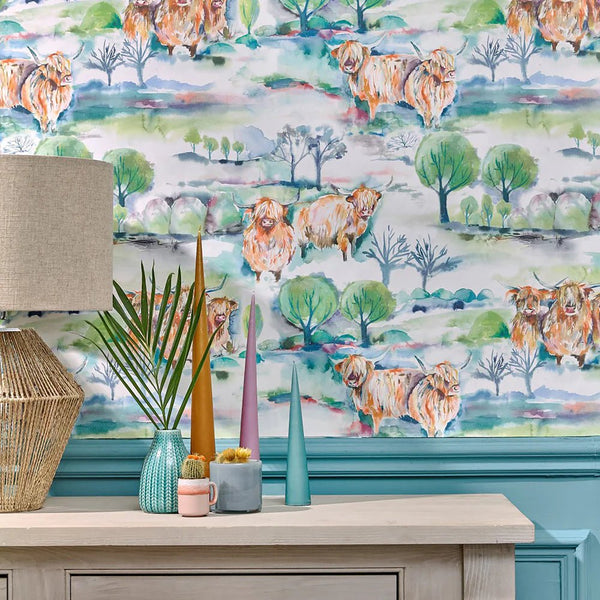 HEILAN 1.4M WIDE-WIDTH WALLPAPER HERD by Voyage Maison